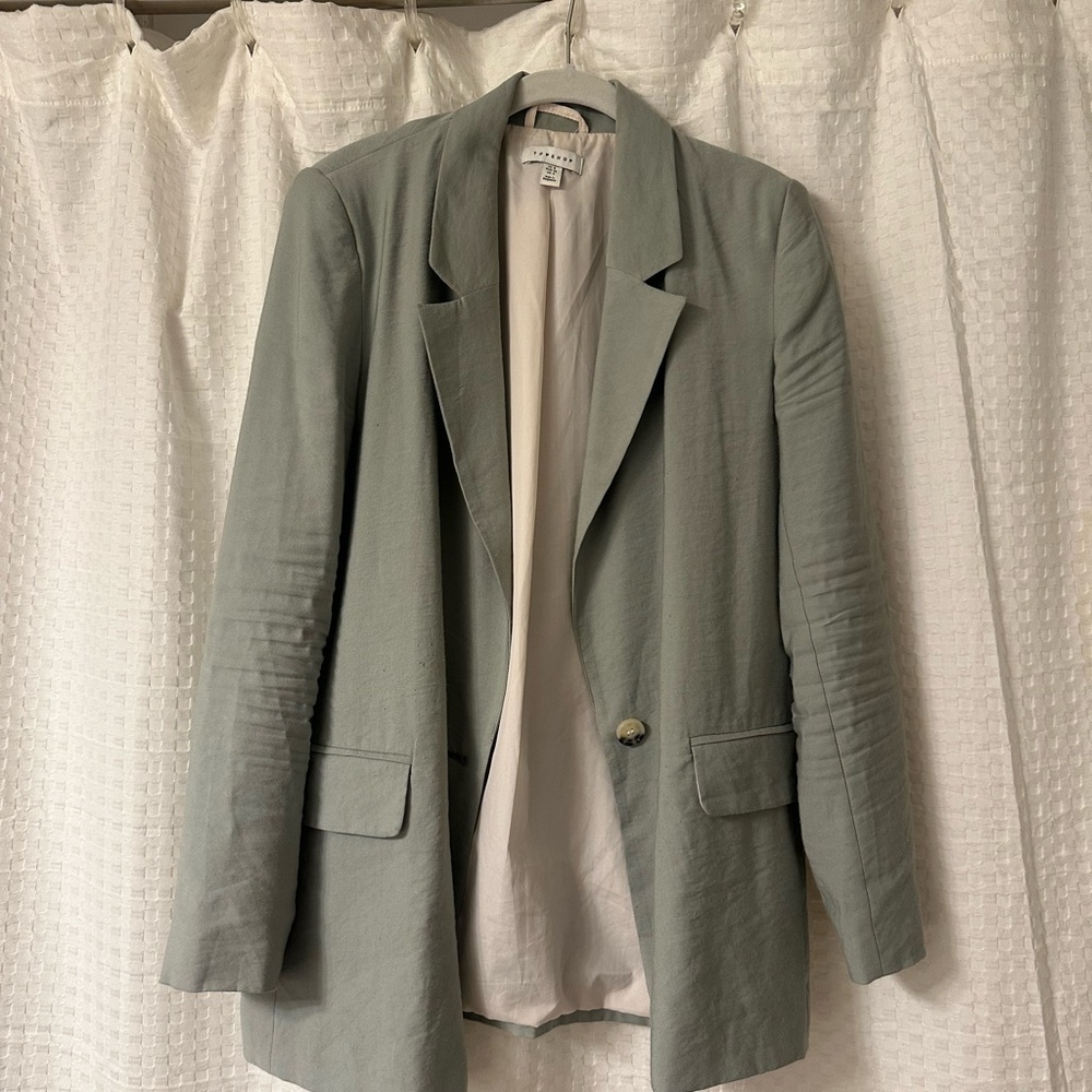 Sage blazer